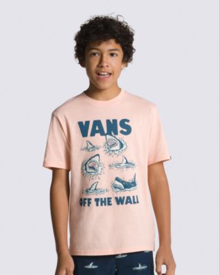 Vans Kids Sharky Seas T-shirt(tropical Peach)
