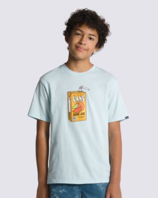 Kids Vans Juice Box T-Shirt(Blue Glow)