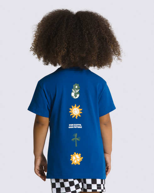 Vans Little Kids Positivity T-Shirt (True Blue)