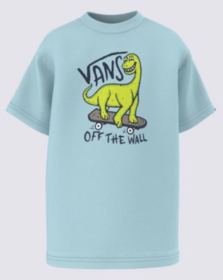 Little Kids Dino Sk8 T-Shirt(Blue Glow)