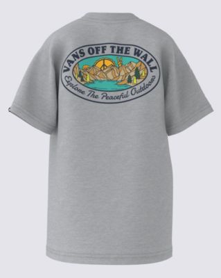 Little Kids Vans Peaceful Outdoors T-Shirt(Athletic Heather)