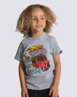 Vans Little Kids Van Doren Bbq T-shirt(athletic Heather)