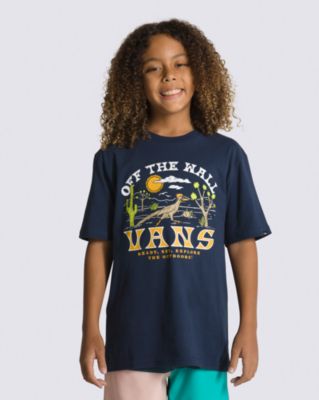 Vans Kids Ready Set Explore T-shirt(dress Blues)
