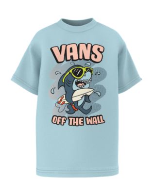 Little Kids Surf Shark T-Shirt(Blue Glow)