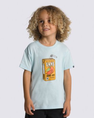 Little Kids Vans Juice Box T-Shirt(Blue Glow)