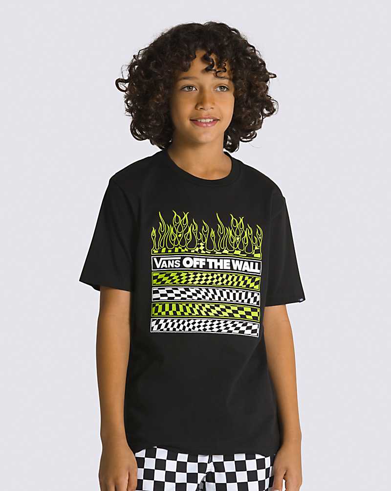 Kids Neon Flames T-Shirt