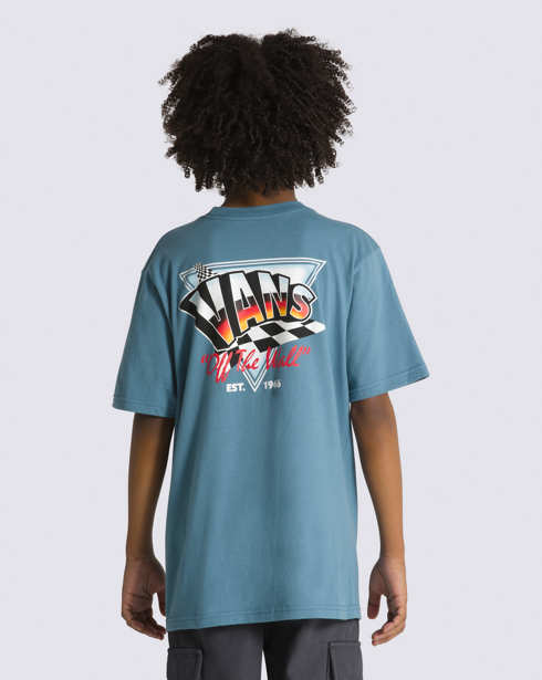 Vans Kids Hole Shot T-Shirt (Bluestone)