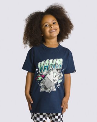 Vans Little Kids Space Race T-shirt(dress Blues)