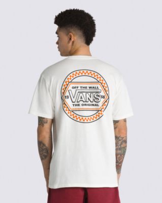 Circle Checker Drop V T-Shirt(Marshmallow)