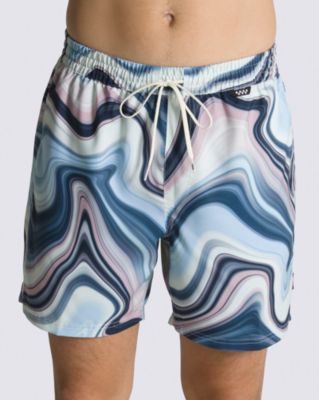 Primary Elastic 17 & apos;' Volley Shorts(Vans Teal/Antique White)