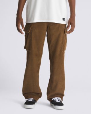 Vans Service Cargo Cord Loose Tapered Pants(coffee Liqueur)