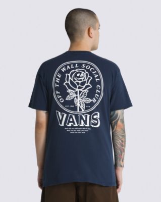 Vans Off The Wall Social Club T-shirt(dress Blues)