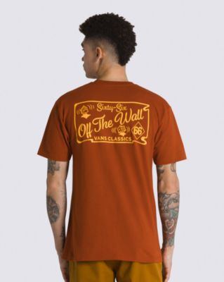 Sixty Sixers Club T-Shirt(Burnt Henna)