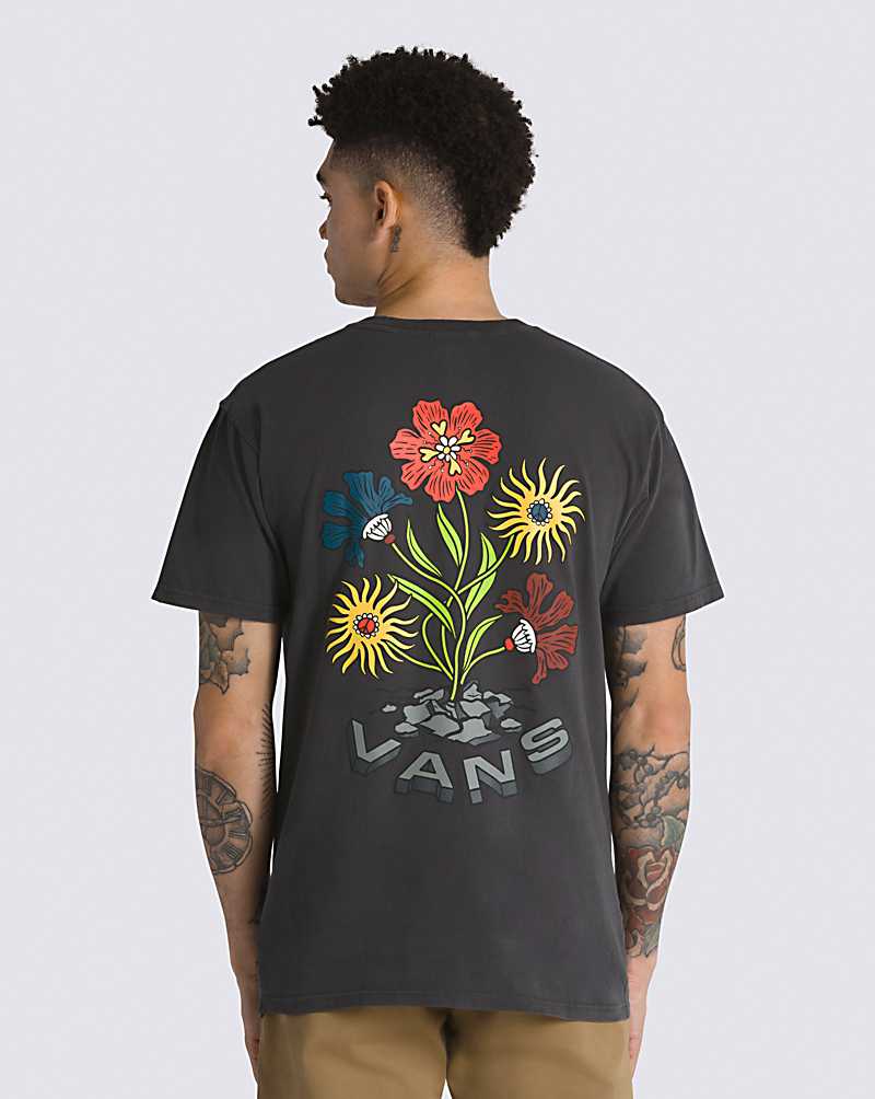 Concrete Floral Vintage T-Shirt