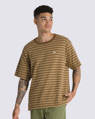 Comfycush Checker Stripe Shirt(Sepia)