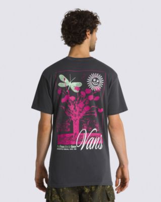 Wildflower Photo Negative Vintage T-Shirt(Asphalt)