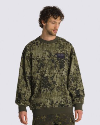 Rain Camo Crew Sweatshirt(Asphalt/Grape Leaf)