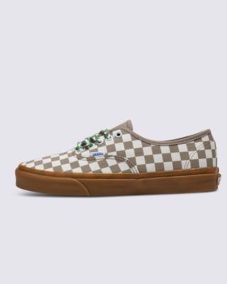 Vans Authentic Checkerboard Shoes (checkerboard Moon Rock) Unisex White