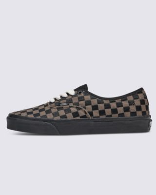 Vans Buty Authentic (embroidered Checker Black) Unisex Szary