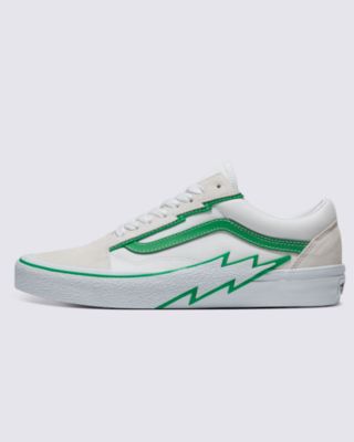 Vans Old Skool Bolt Shoe(suede/canvas White/green)