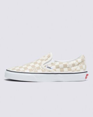 Classic Slip-On Floral Check Shoe(Marshmallow)