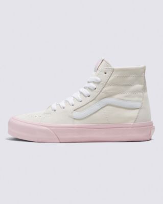 Sk8-Hi Tapered Suede Canvas Shoe(Marshmallow/Pale Lilac)
