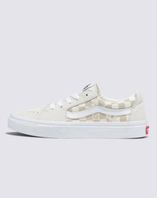 Sk8-Low Floral Check Shoe(Marshmallow)