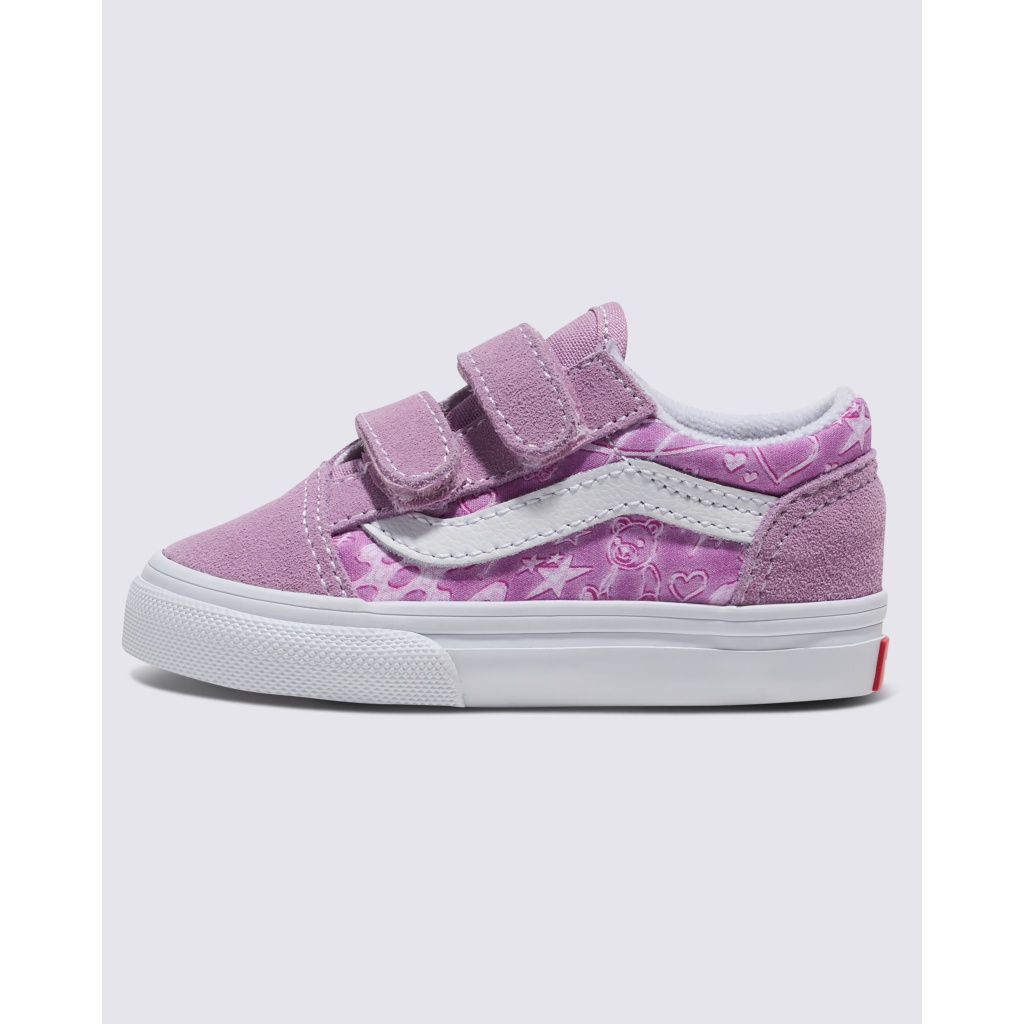 Vans old skool fashion lavender & white canvas shoes