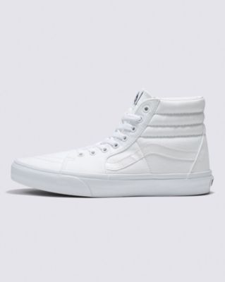 Vans Sk8-hi Wide Shoe(canvas True White)