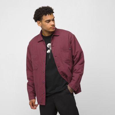 Vans Collins Quilted Flannel Shacket(catawba Grape)