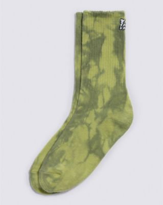 Psych Skate Classics Tie Dye Sock(White/Green)
