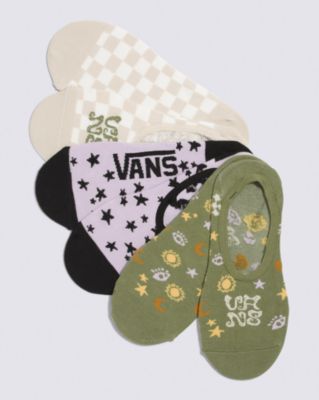 Vans Scattered Canoodle Sock 3-pack(lavender Frost)