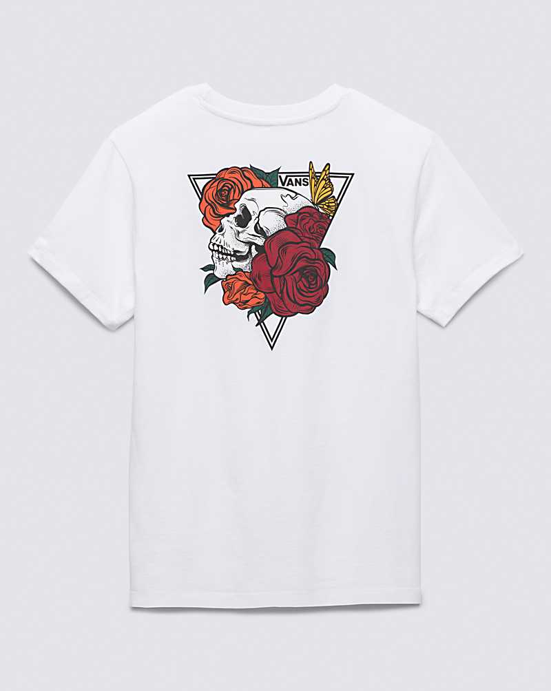 Bloom Skull Boyfriend T-Shirt