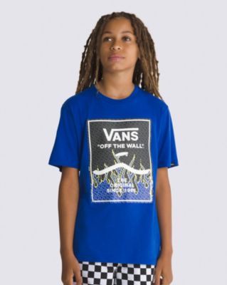 Vans Camiseta De Niños Print Box (8-14 Años) (surf The Web) Boys Azul