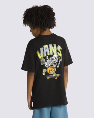 Kids Haunted House Of Vans T-Shirt(Black)