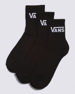 Vans Classic Half Crew Sokken (3 Paar) (black) Heren Zwart