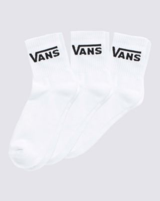 Vans Classic Half Crew Sokken (3 Paar) (wit) Heren Wit