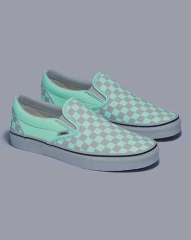 Classic Slip-On Glow Checkerboard Shoe
