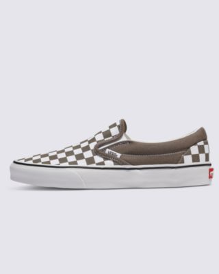 Vans Classic Slip-on Checkerboard Schuhe (color Theory Checkerboard Bungee Cord) Unisex Weiß
