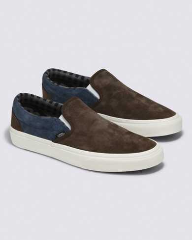 Classic Slip-On Pig Suede Shoe