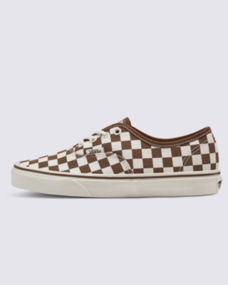 Vans Authentic Checkerboard Schuhe (checkerboard Brown) Unisex Weiß