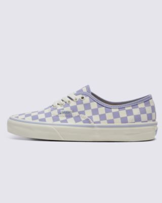 Vans Buty Authentic Checkerboard (checkerboard Lilac) Unisex Fioletowy