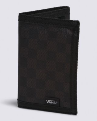 Vans Slipped Brieftasche (black/charcoal) Unisex Grau, Einheitsgröße