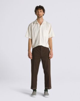 Mikey February Authentic Relaxed Cropped Chino Pants(Demitasse)