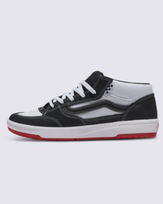 Vans Zahba Mid Shoes (black/white/red) Unisex Black