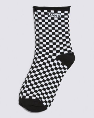 Curl Crew Sock(Black/White)
