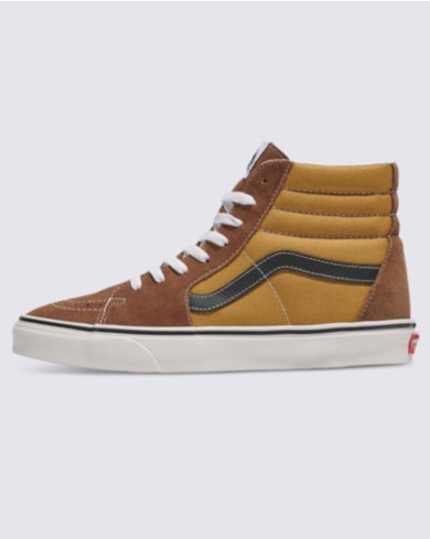 Vans Sk8-Hi Vans Logo Black White Canvas sale Suede Size US 10.5 Men New VN0A32QGQW7