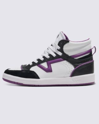 Vans Lowland Mid Comfycush Jmp Shoes (new Varsity Black/white/purple) Unisex Multicolour