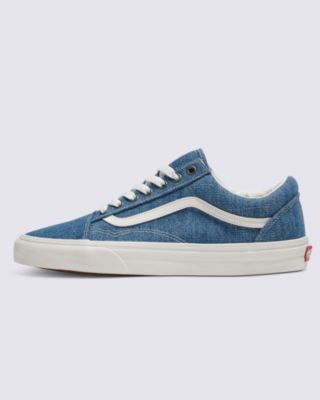 Vans Old Skool Threaded Denim Shoe(blue/white)