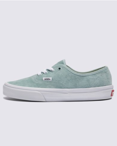 Authentic Suede Shoe in Gray Mist Blue | Vans